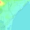 Mapa topográfico Traverse Bay, altitude, relevo