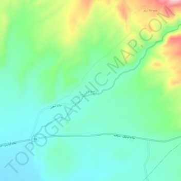 Mapa topográfico Sovin, altitude, relevo