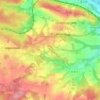 Mapa topográfico Große Heide, altitude, relevo