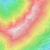 Mapa topográfico Piller, altitude, relevo