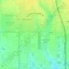 Mapa topográfico KOMA-AM (Oklahoma City), altitude, relevo