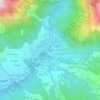 Mapa topográfico Guégnier, altitude, relevo
