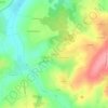 Mapa topográfico Vaurobert, altitude, relevo