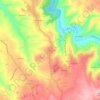 Mapa topográfico Alvarinhos, altitude, relevo