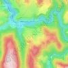 Mapa topográfico Freycenet, altitude, relevo