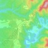 Mapa topográfico Á-dos-Ferreiros, altitude, relevo