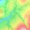 Mapa topográfico Lachat, altitude, relevo