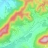 Mapa topográfico Le Charmois, altitude, relevo