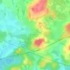 Mapa topográfico Résidence des Plantes, altitude, relevo