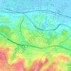 Mapa topográfico Tambakaji, altitude, relevo