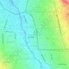 Mapa topográfico Besusu Tengah, altitude, relevo