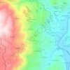 Mapa topográfico Mei, altitude, relevo