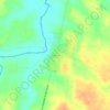 Mapa topográfico Aruaru, altitude, relevo
