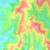 Mapa topográfico Veja, altitude, relevo