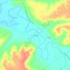 Mapa topográfico La Graja, altitude, relevo