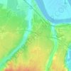 Mapa topográfico Senau, altitude, relevo