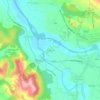 Mapa topográfico Bideren, altitude, relevo