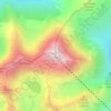 Mapa topográfico Pic du Midi de Bigorre, altitude, relevo