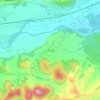 Mapa topográfico Les Artigues, altitude, relevo