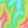 Mapa topográfico Tanque, altitude, relevo