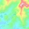 Mapa topográfico Lahuana, altitude, relevo