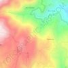 Mapa topográfico Eiravade, altitude, relevo