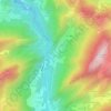 Mapa topográfico Sur le Plan, altitude, relevo