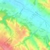 Mapa topográfico Chartreuse, altitude, relevo