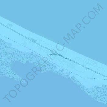 Mapa topográfico Sangachin, altitude, relevo