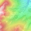 Mapa topográfico Les Fingères d'en Haut, altitude, relevo