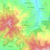 Mapa topográfico Lebakgedong, altitude, relevo