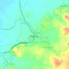 Mapa topográfico Empang Bawah, altitude, relevo