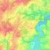 Mapa topográfico Les Drolus, altitude, relevo
