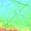 Mapa topográfico Urbia, altitude, relevo