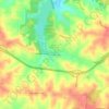 Mapa topográfico Apache Flats, altitude, relevo
