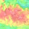 Mapa topográfico Keransquer, altitude, relevo