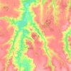 Mapa topográfico Sorriso, altitude, relevo