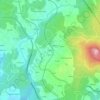 Mapa topográfico Lestedo, altitude, relevo