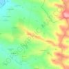 Mapa topográfico A Lamothe, altitude, relevo