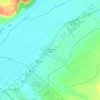 Mapa topográfico Montinhos dos Pegos, altitude, relevo