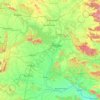 Mapa topográfico Sambalpur, altitude, relevo
