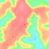 Mapa topográfico Amazon Tall Tower Observatory, altitude, relevo