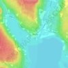 Mapa topográfico Osen, altitude, relevo