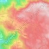 Mapa topográfico Albergaria da Serra, altitude, relevo