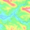 Mapa topográfico Muarasoma, altitude, relevo