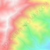 Mapa topográfico Socavon, altitude, relevo