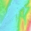 Mapa topográfico Les Cléments, altitude, relevo