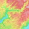 Mapa topográfico La Breuche, altitude, relevo
