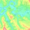 Mapa topográfico Sarcina, altitude, relevo