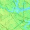 Mapa topográfico Harrisburg, altitude, relevo